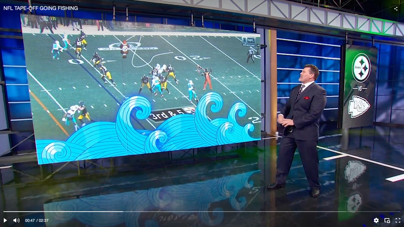 NFL TAPE-OFF GOING FISHING